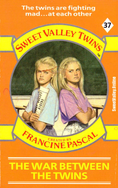 Sweet Valley Twins 37: The War Between the Twins by Jamie Suzanne
