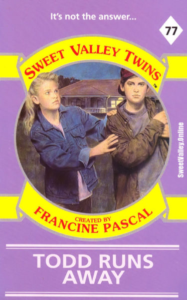 Sweet Valley Twins #77: Todd Runs Away by Jamie Suzanne